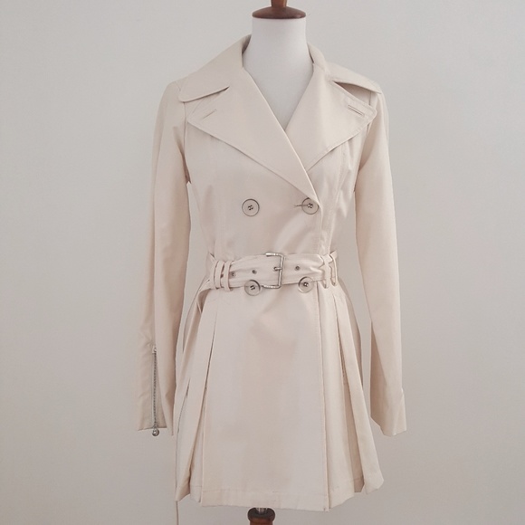 Laundry by Shelli Segal Jackets & Blazers - Laundry by Shelli Segal ivory trench coat